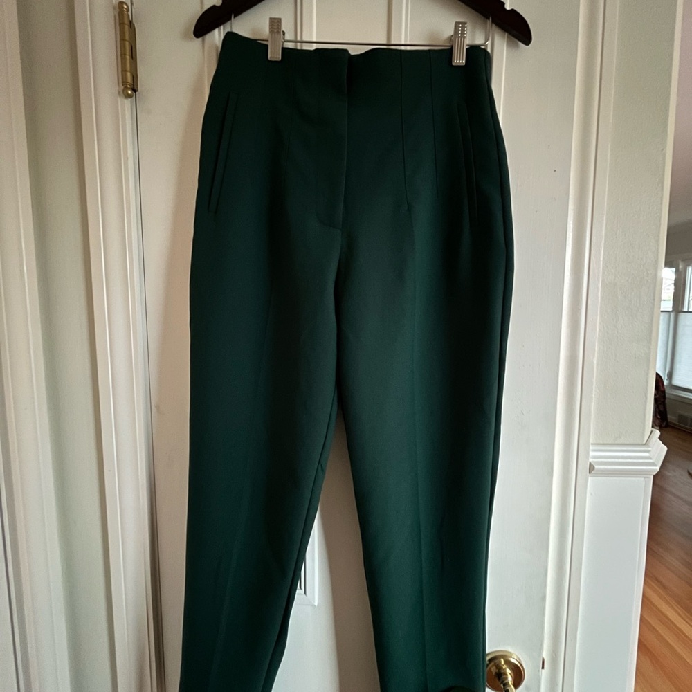 Zara Dark Green Women's Trousers